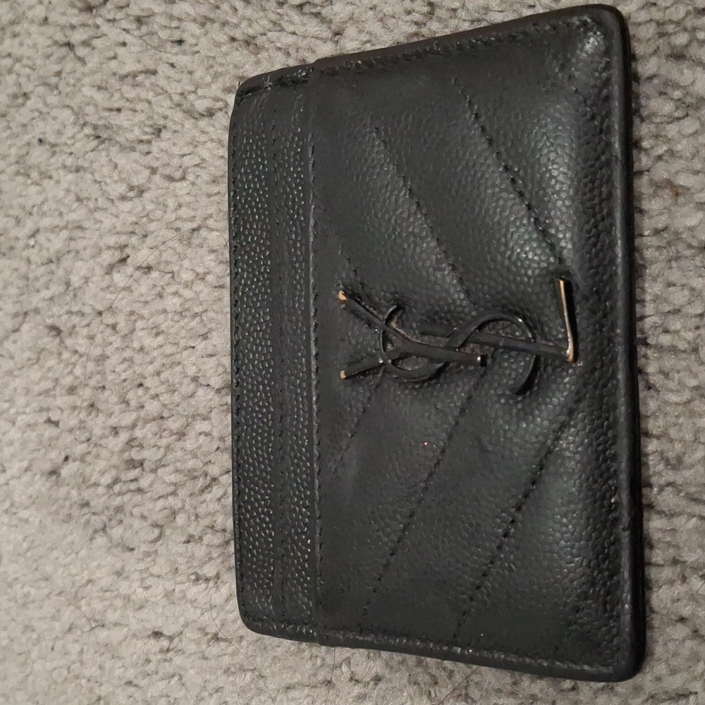 Saint Laurent card holder black